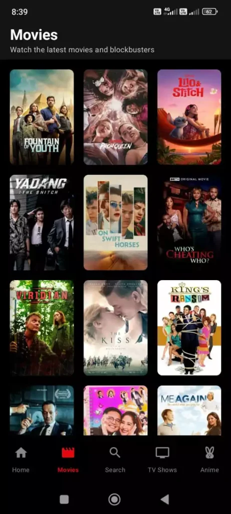 Beecine app preview
